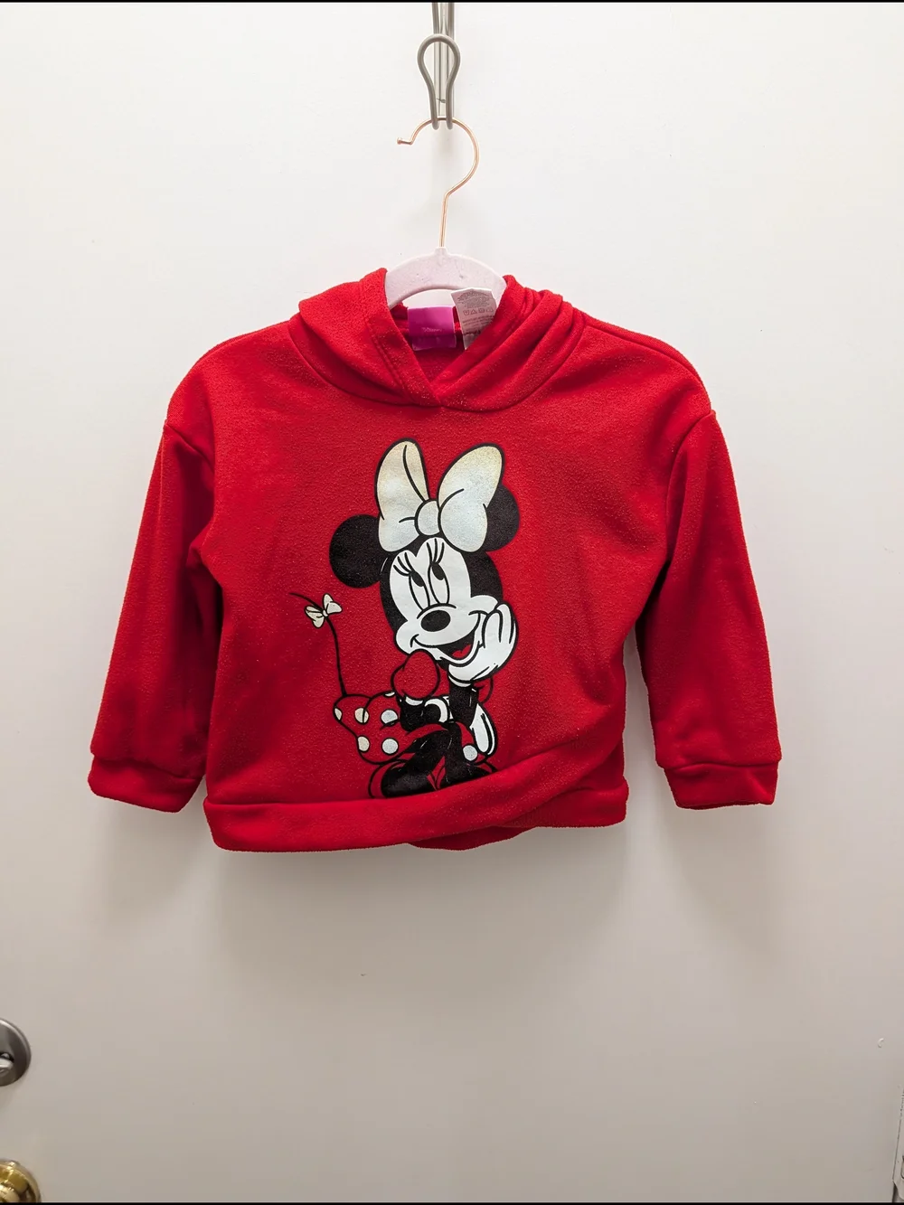 Disney Minnie Mouse Red Hoodie for Kids 4T